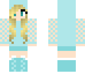 cute blue girl
