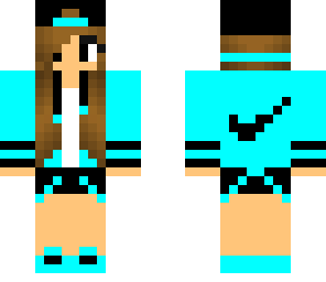 blue nike skin w headphones