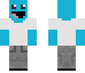 blue guy white shirt