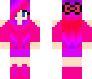 cute pink and purple skin