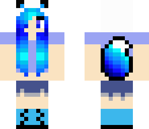 blue wolf girl