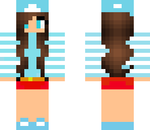 cute blue girl