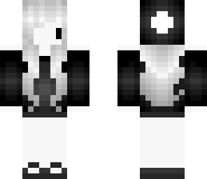 black and white