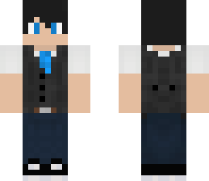 blue vest costume 3rd costume skin series