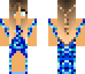 blue pf ball gown