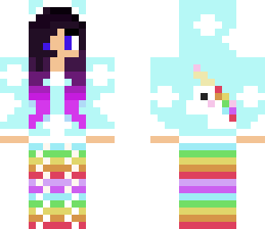 unicorn with ombre hair