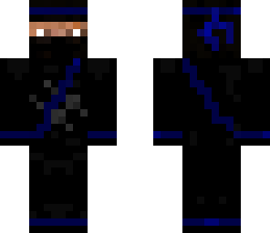 ninja schwarz blau