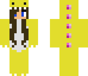 yellow dino girl