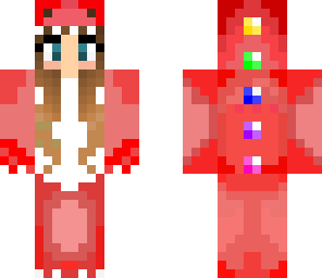 red dino girl