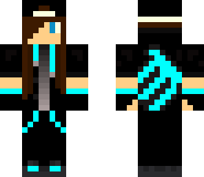 blue monster boy with long hair