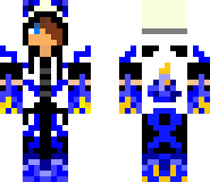 fire man blue
