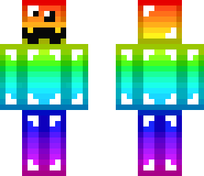 mustache rainbow