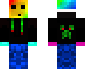 neonwave rainbow dude