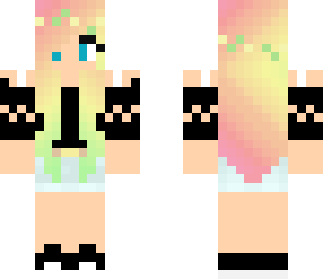 rainbow haired girl