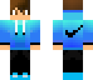 blue nike boy