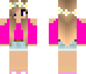 pink summer girl