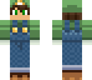 cool boy in luigi suit
