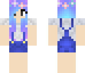 girl with galaxy hair