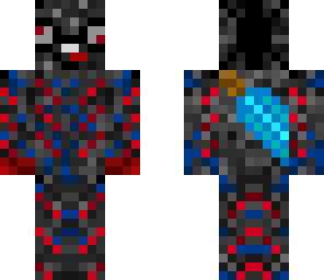 derpy demonic warrior with red and a little blue