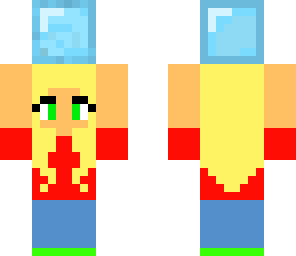 girl holding a diamond