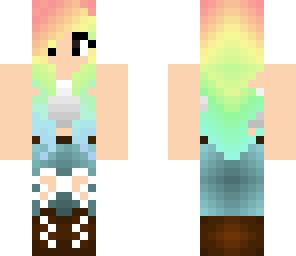 rainbow girl