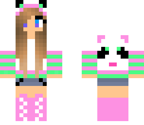 edited panda girl