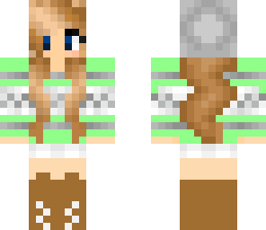 mint winter girl