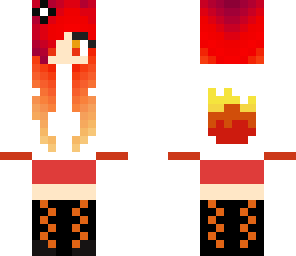 edited fire girl