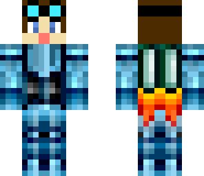 diamond mc kid in rocket suit