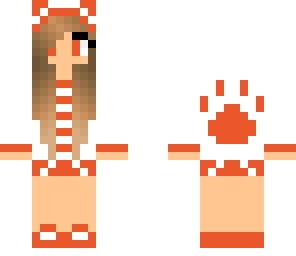 orange paw girl
