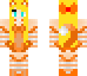 orange cat costume