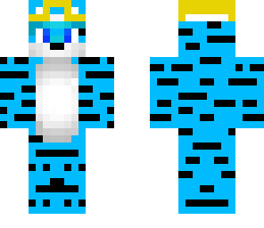 neon blue tiger