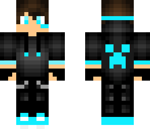 neon blue gamer