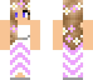 flower-haired girl