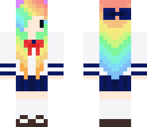 kawaii school girl