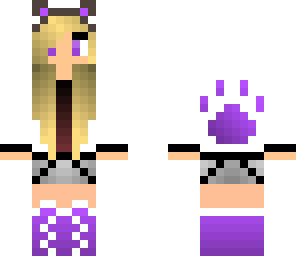 purple paw girl