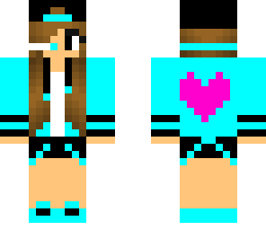 edited heart girl
