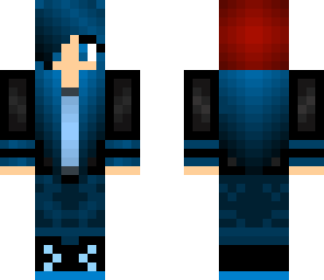 blue and black tomboy