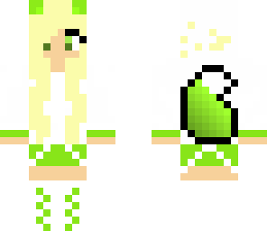 green fox girl