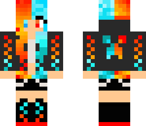 fire and water girl