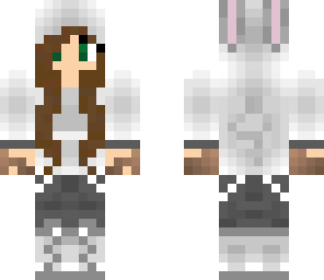 bunny hoodie girl