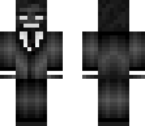 suit wither with headphones