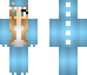 blue dino girl