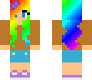 rainbow girl