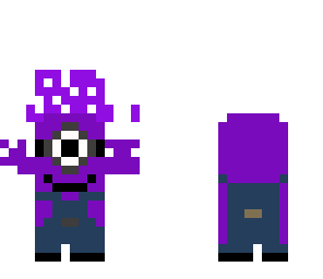 happy purple minion