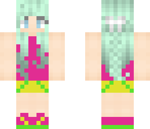 full of colors girl