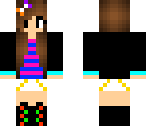 colorful girl