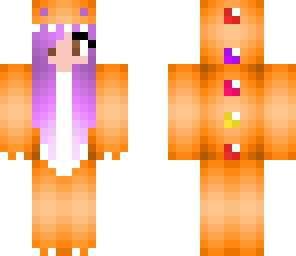 orange dino suit