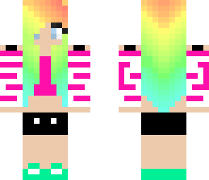 rainbow girl