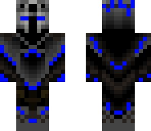 blue and black knight